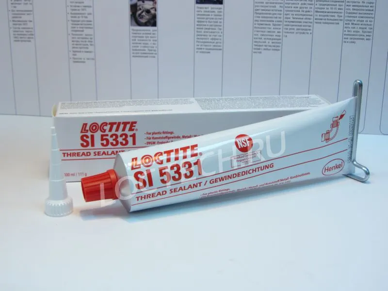 Уплотнитель резьбовой силиконовый герметик (герметик) Loctite 5331