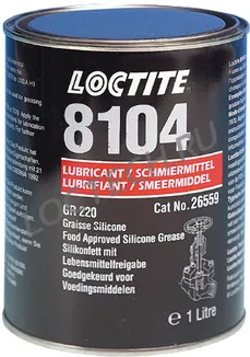 Смазка силиконовая для пищевой промышленности Loctite 8104, 1L