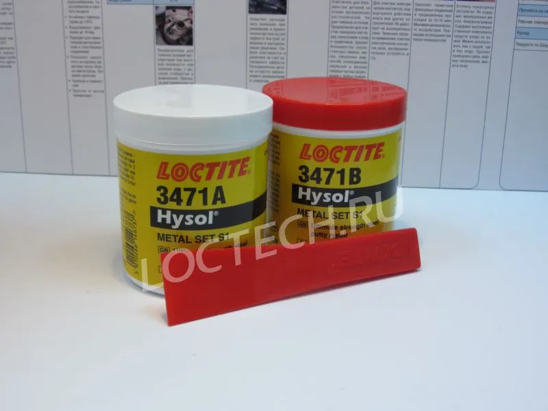 Сталенаполненная шпатлевка Loctite 3471
