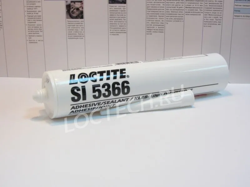 Силиконовый герметик уксусный (прозрачный) Loctite 5366